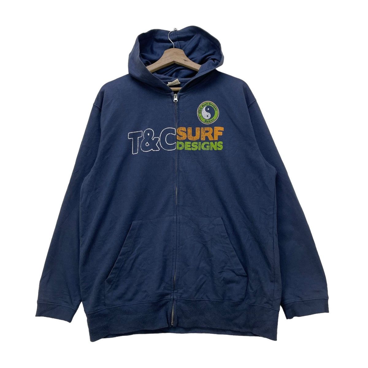 Vintage Streetwear Suft Board Hoodie Jacket Size US M / EU 48-50 / 2 - 1 Thumbnail