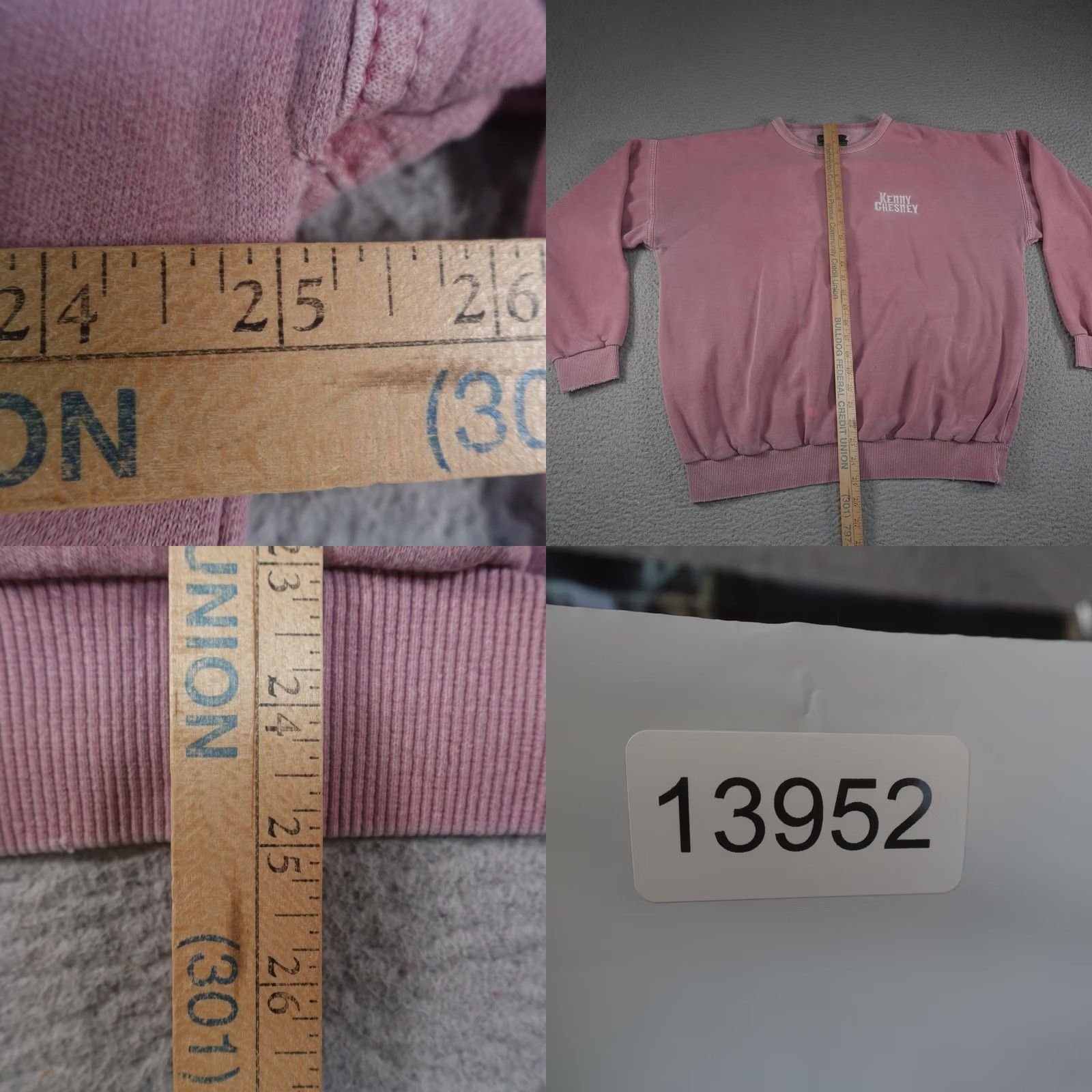 Pinko Kenny Chesney Sweatshirt Womens 2XL Pink Fleece Crewneck Country Music Cowgirl Sweatshirt Size XXL / US 16-18 / IT 52-54 - 8 Thumbnail
