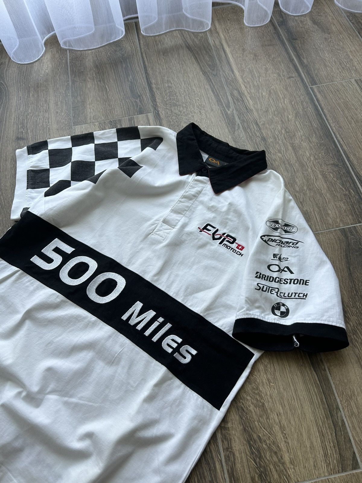 Vintage Vintage Fvp-Moto Champion ship 500 Miles polos racing Size US L / EU 52-54 / 3 - 2 Thumbnail