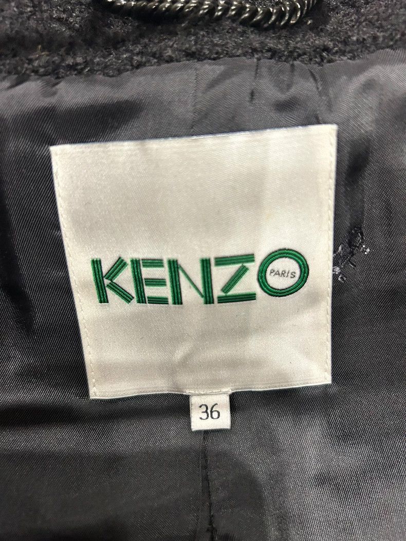 Kenzo KENZO Black fur coat Size XS / US 0-2 / IT 36-38 - 1 Thumbnail