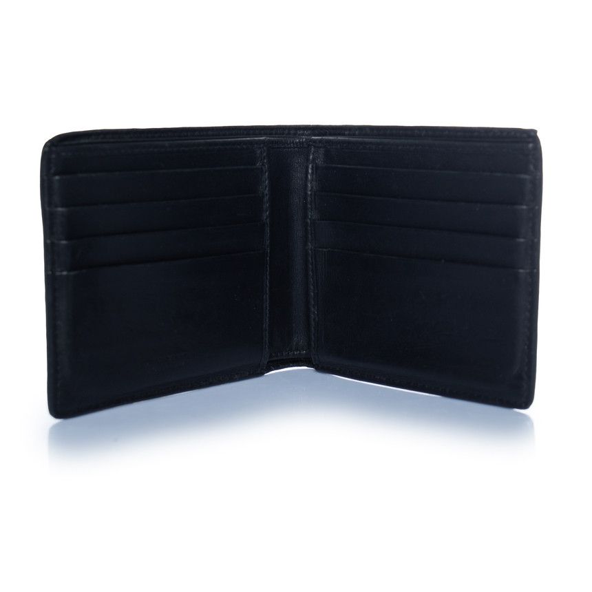 Bottega Veneta Bottega Veneta, intrecciato leather wallet in black Size ONE SIZE - 2 Thumbnail