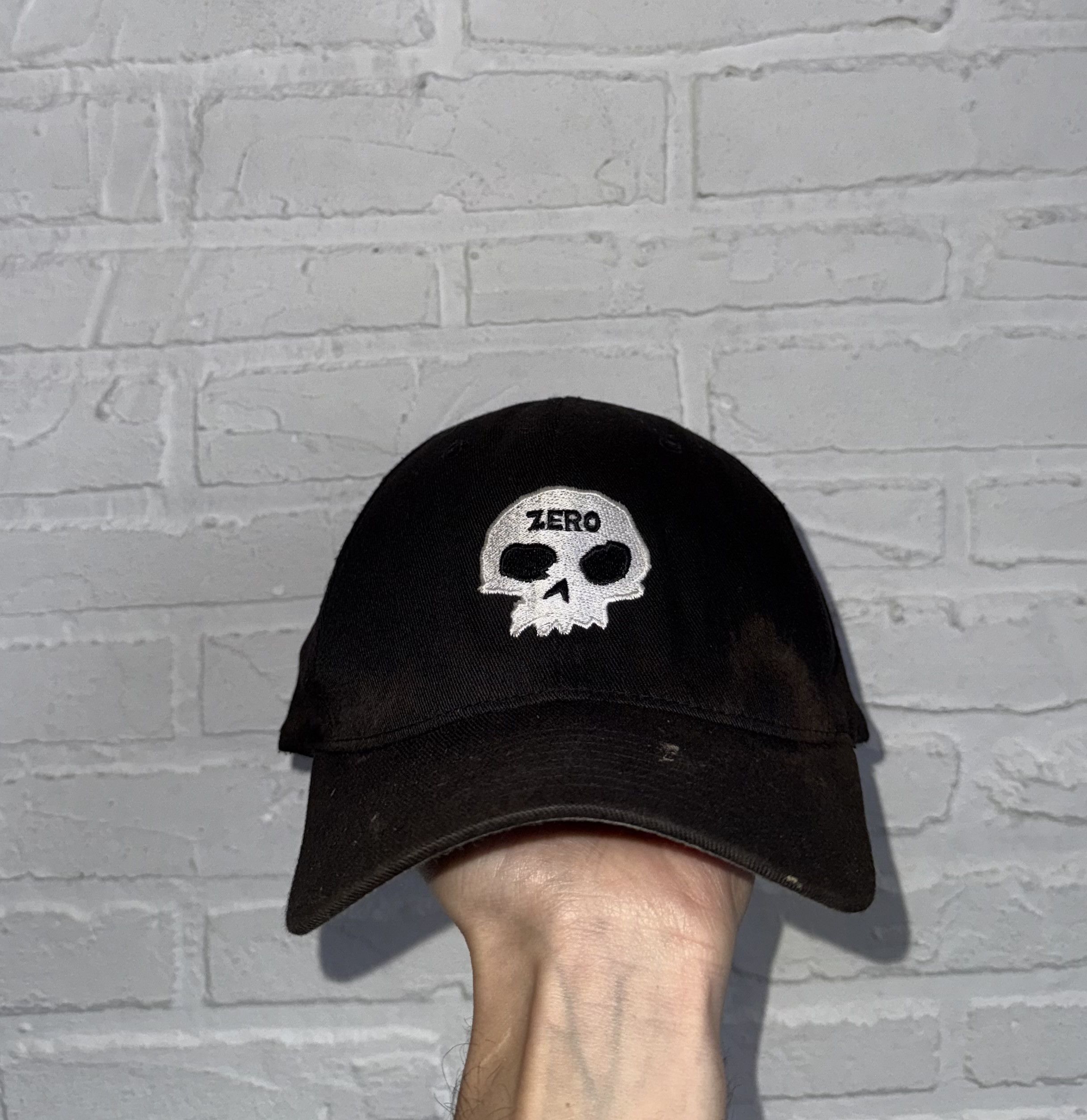 Zero Skateboards Vintage 2000s Zero skateboards skull cap Size ONE SIZE - 1 Thumbnail