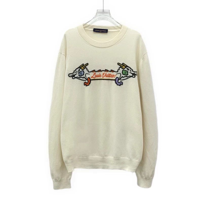 Louis Vuitton Louis Vuitton x Nigo Cashmere Sweater Size US L / EU 52-54 / 3 - 1 Thumbnail