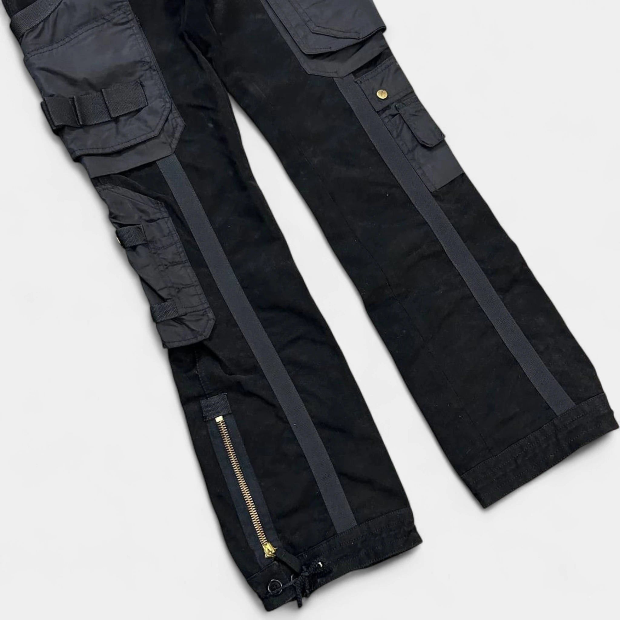 Jean Paul Gaultier Jean Paul Gaultier AW03 Bondage Black Cargo Pants Size US 30 / EU 46 - 3 Thumbnail