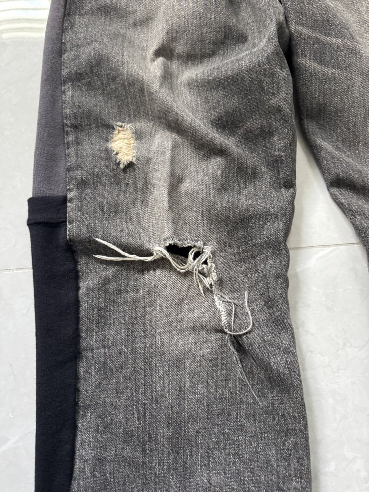 Undercover AW02 undercover rebelgods hybrid denim Size US 31 - 3 Thumbnail