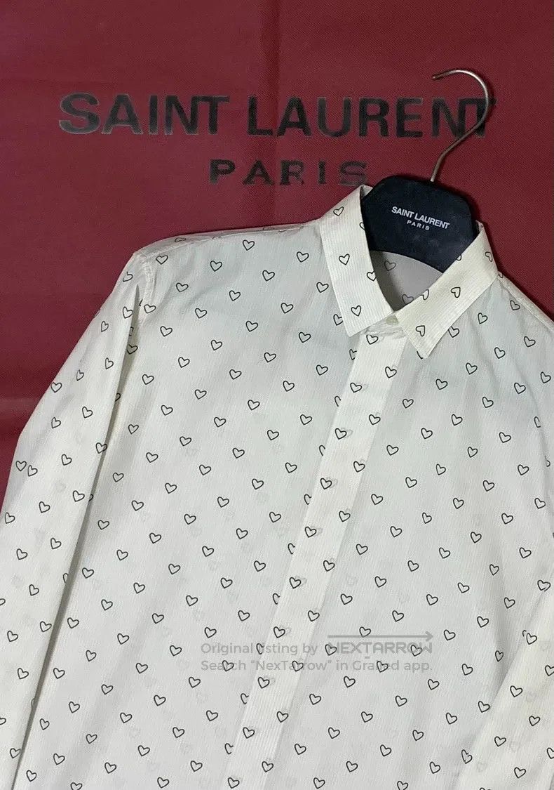 Dior Dior size 37 Heart Shirt Size US S / EU 44-46 / 1 - 5 Thumbnail