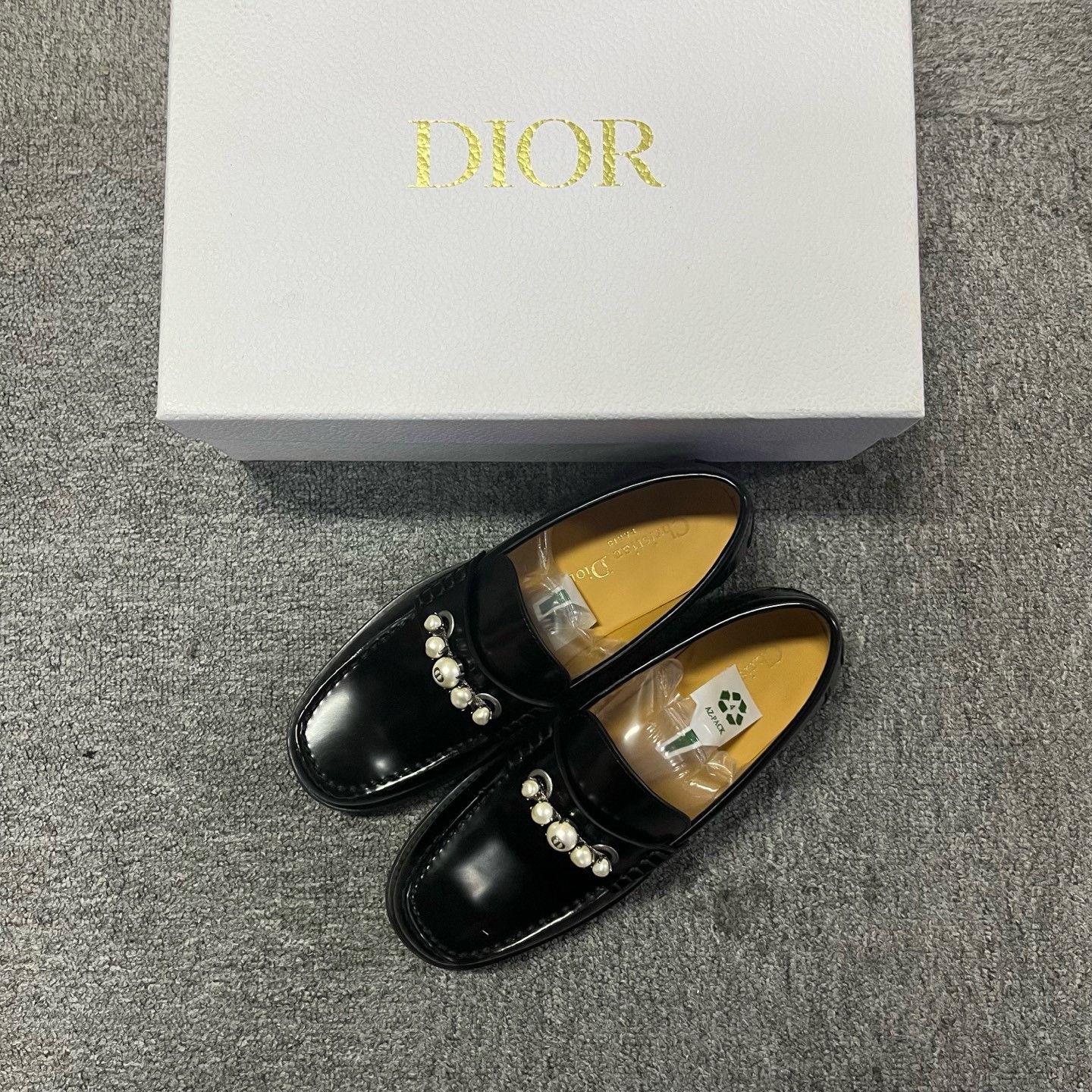Dior Dior Leather Black Lowtop Sneakers us_7 Women Size US 7 / IT 37 - 1 Thumbnail