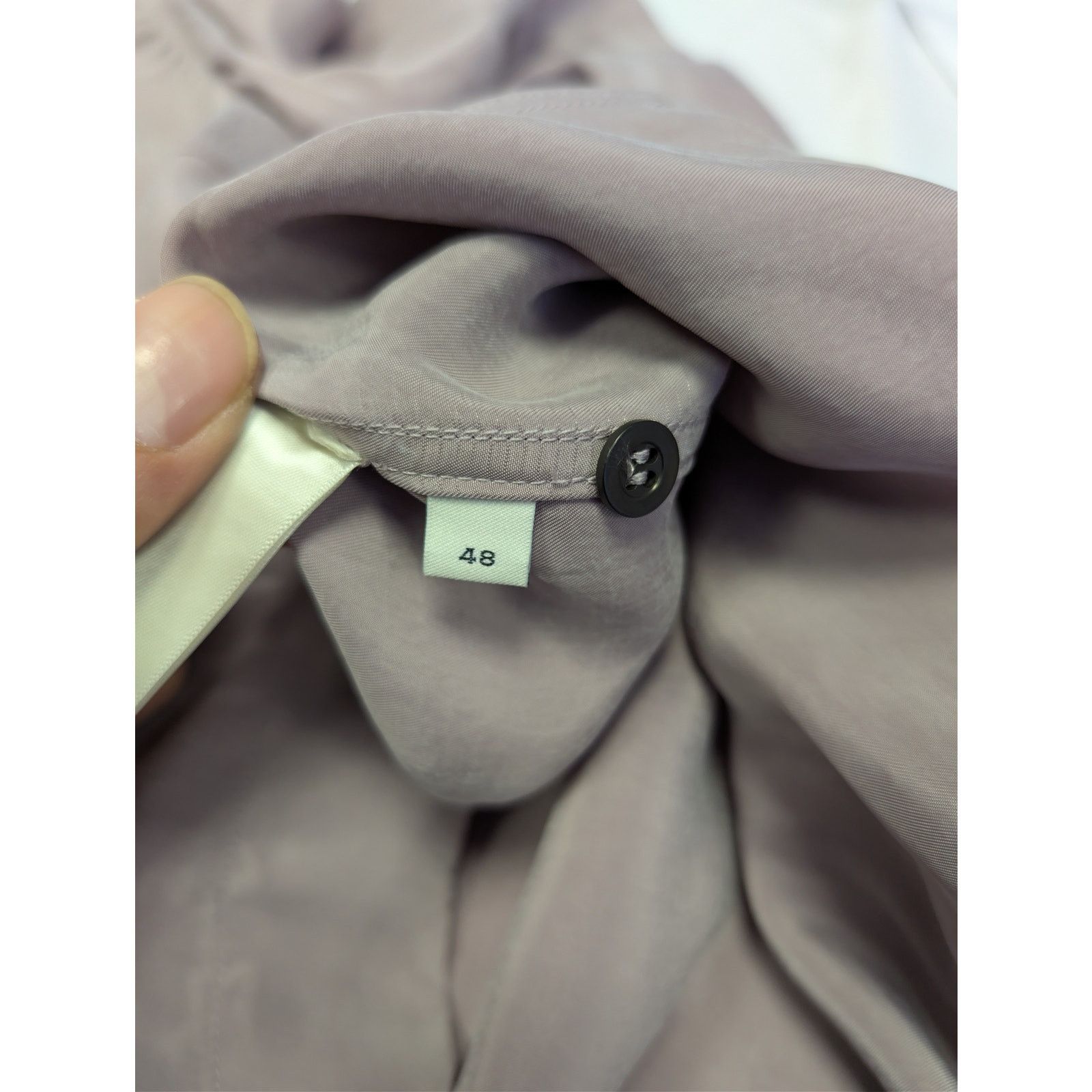 Dries Van Noten o1rshd1 Carlty 2025 Mens Woven Shirt in Lilac Size US M / EU 48-50 / 2 - 16 Thumbnail