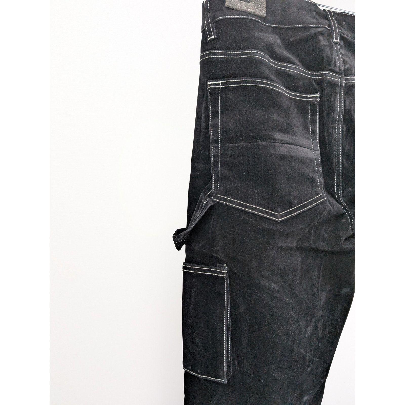 Amiri o1rshd1 Flocked Carpe Jean in Black Size US 32 / EU 48 - 10 Thumbnail