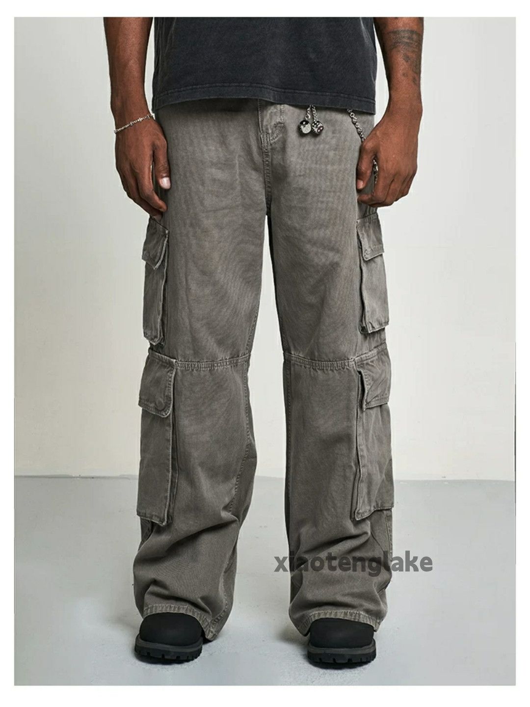Vintage Unisex outdoor utility loose baggy skate carpenter pants Size US 32 / EU 48 - 1 Thumbnail