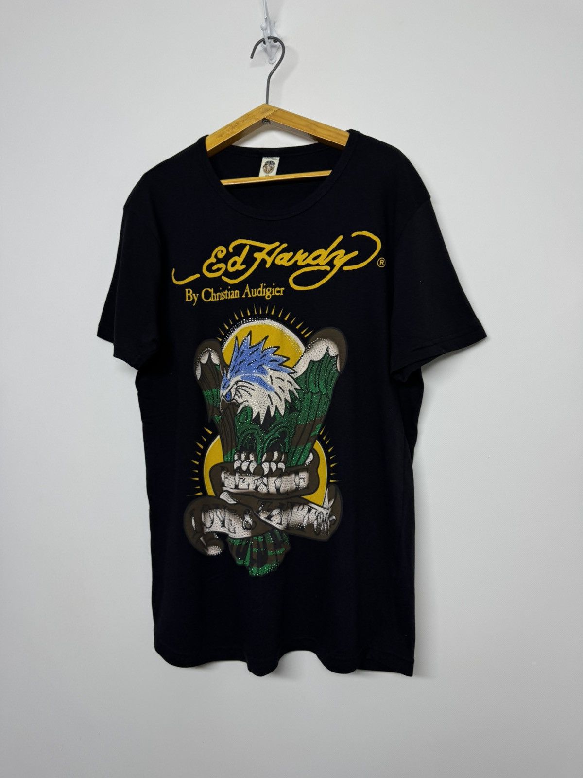 Ed Hardy Vintage Y2k Rare Ed Hardy T-Shirt 00’s Size US XL / EU 56 / 4 - 6 Thumbnail