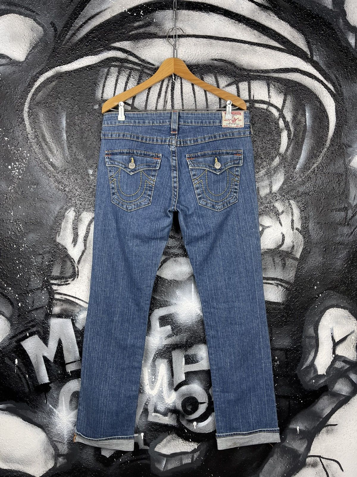 True Religion × Vintage True Religion Flared Jeans Women’s Size 31 Size 31" - 3 Thumbnail