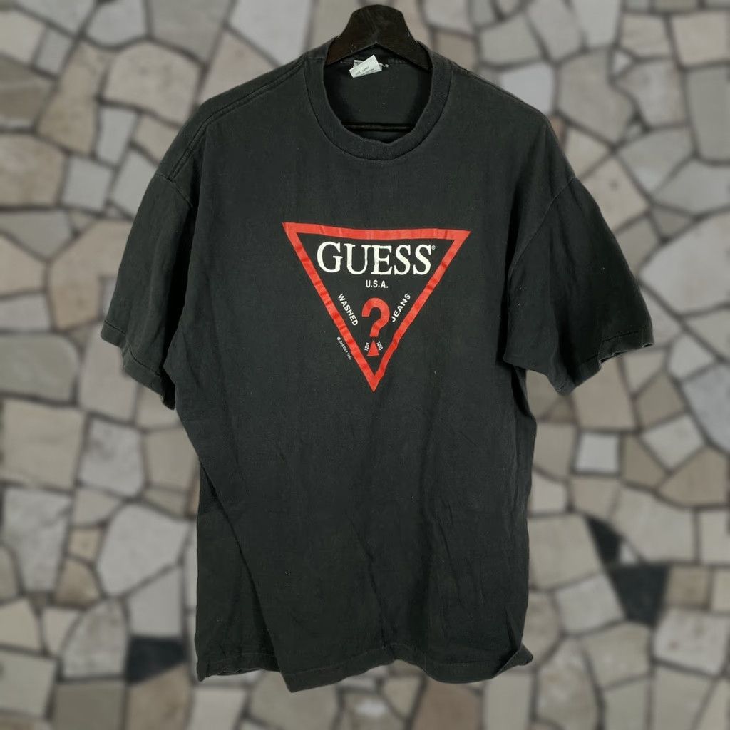 Vintage VINTAGE 90s 1993 Guess Jeans Tshirt Large Shirt Mens Size L Size US L / EU 52-54 / 3 - 1 Thumbnail
