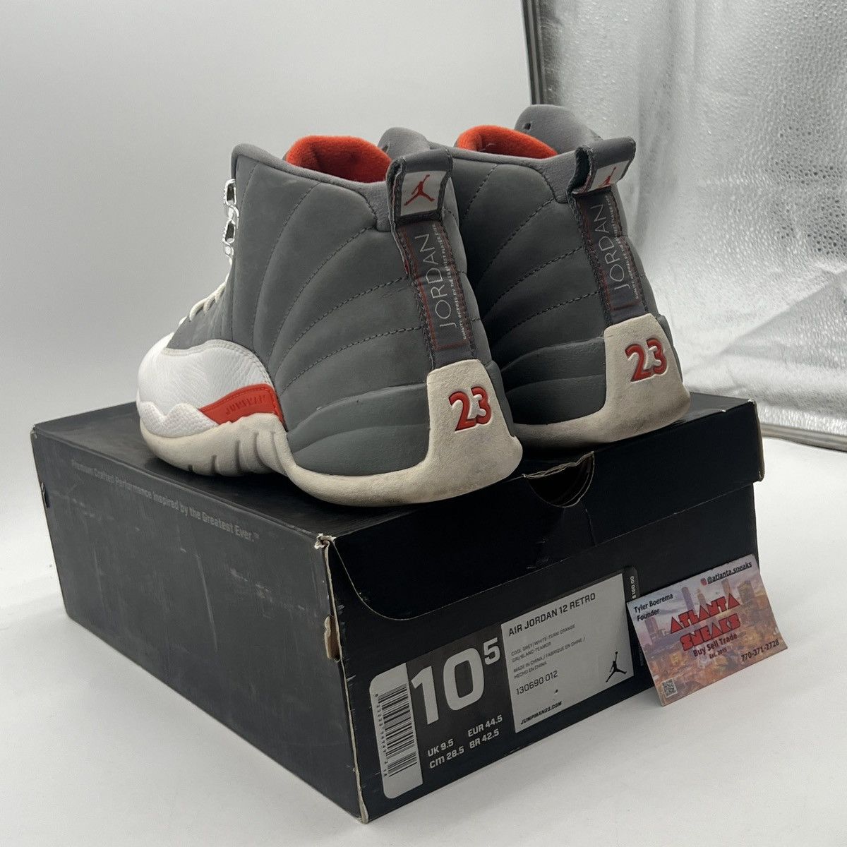 Jordan Brand Air Jordan 12 cool grey Size US 10.5 / EU 43-44 - 4 Thumbnail