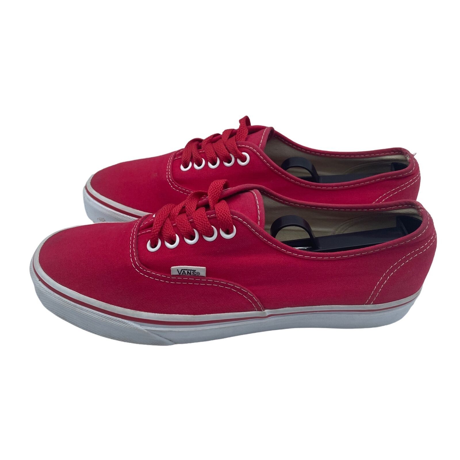 Vans Vans Authentic Low Red Canvas Shoes Skateboard Casual Mens 8 Size US 8 / EU 41 - 1 Thumbnail