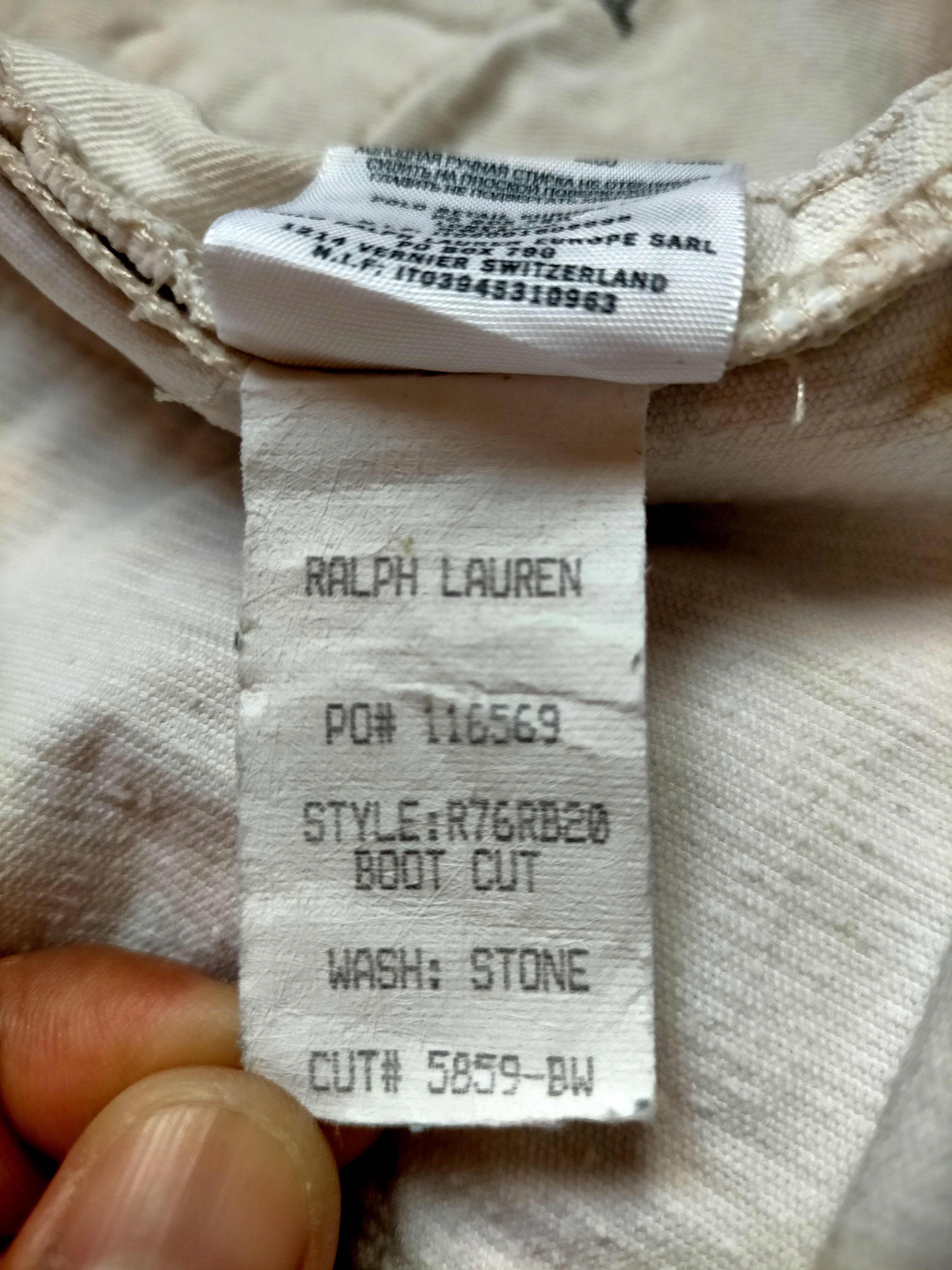 Polo Ralph Lauren RRL Double RL Polo Ralph Lauren White Coudroy Jeans Pants Size US 30 / EU 46 - 25 Thumbnail