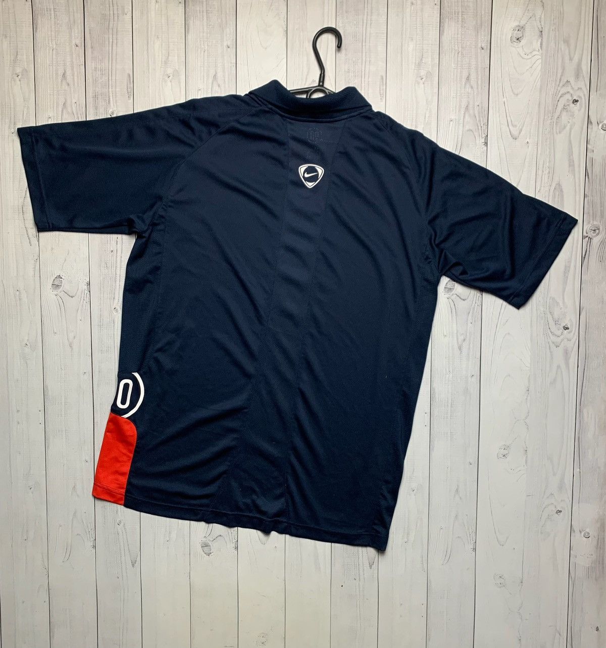 Nike × Vintage Vintage Nike total 90 soccer jersey size M logo navy Size US M / EU 48-50 / 2 - 2 Thumbnail