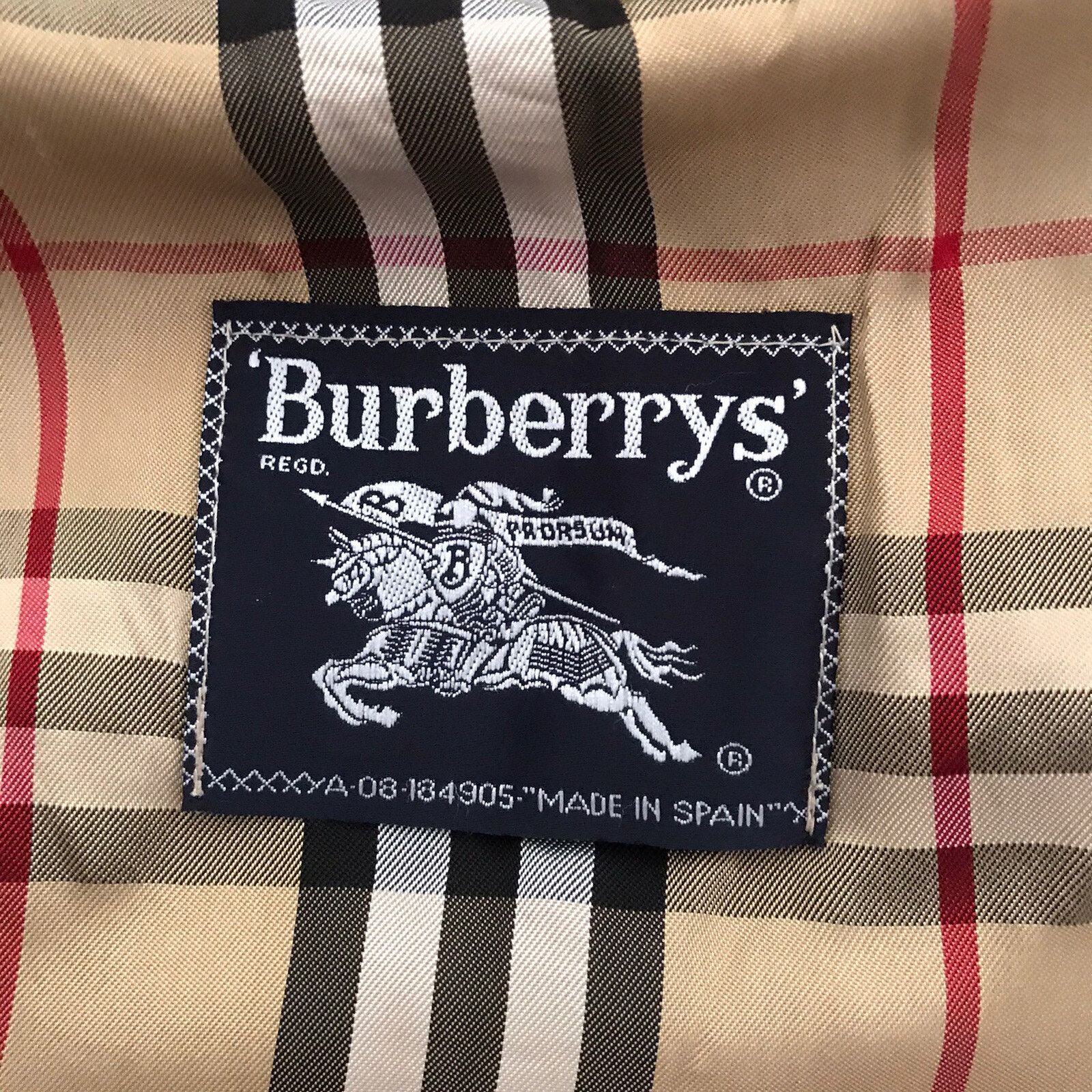 Burberry vintage Burberry's Trench Coat jacket Nova Check overcoat Size US XL / EU 56 / 4 - 9 Thumbnail