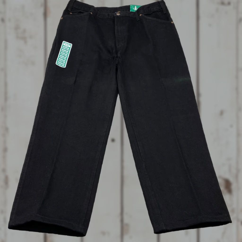 Route 66 VINTAGE Route 66 Jean Mens 36x25 Black Denim Jeans Regular Fit Tapered 7202 Size US 36 / EU 52 - 1 Thumbnail