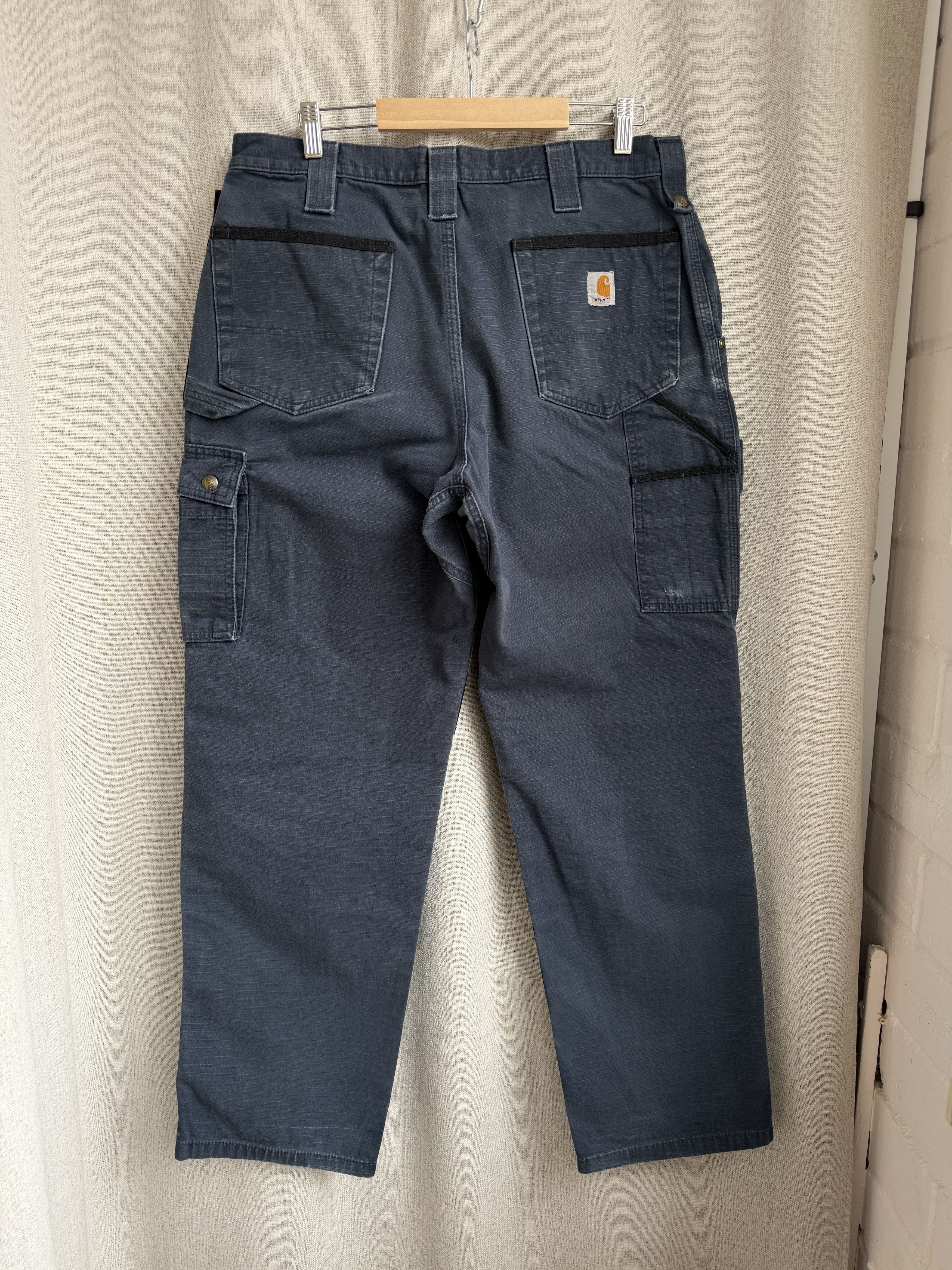 Carhartt Vintage 00s Carhartt Cargo Workwear Builder Pants Mexico Size US 33 - 1 Thumbnail