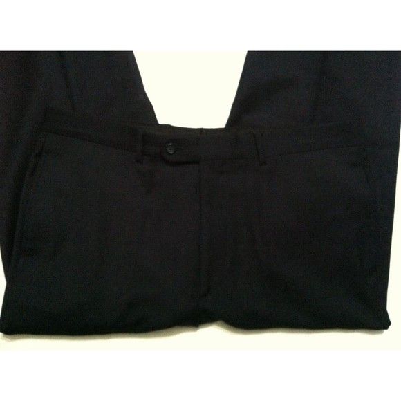 Bachrach BACHRACH MENS NEW 96%WOOL DRESS PANTS MADE IN ITALY 38/32 Size ONE SIZE - 4 Thumbnail