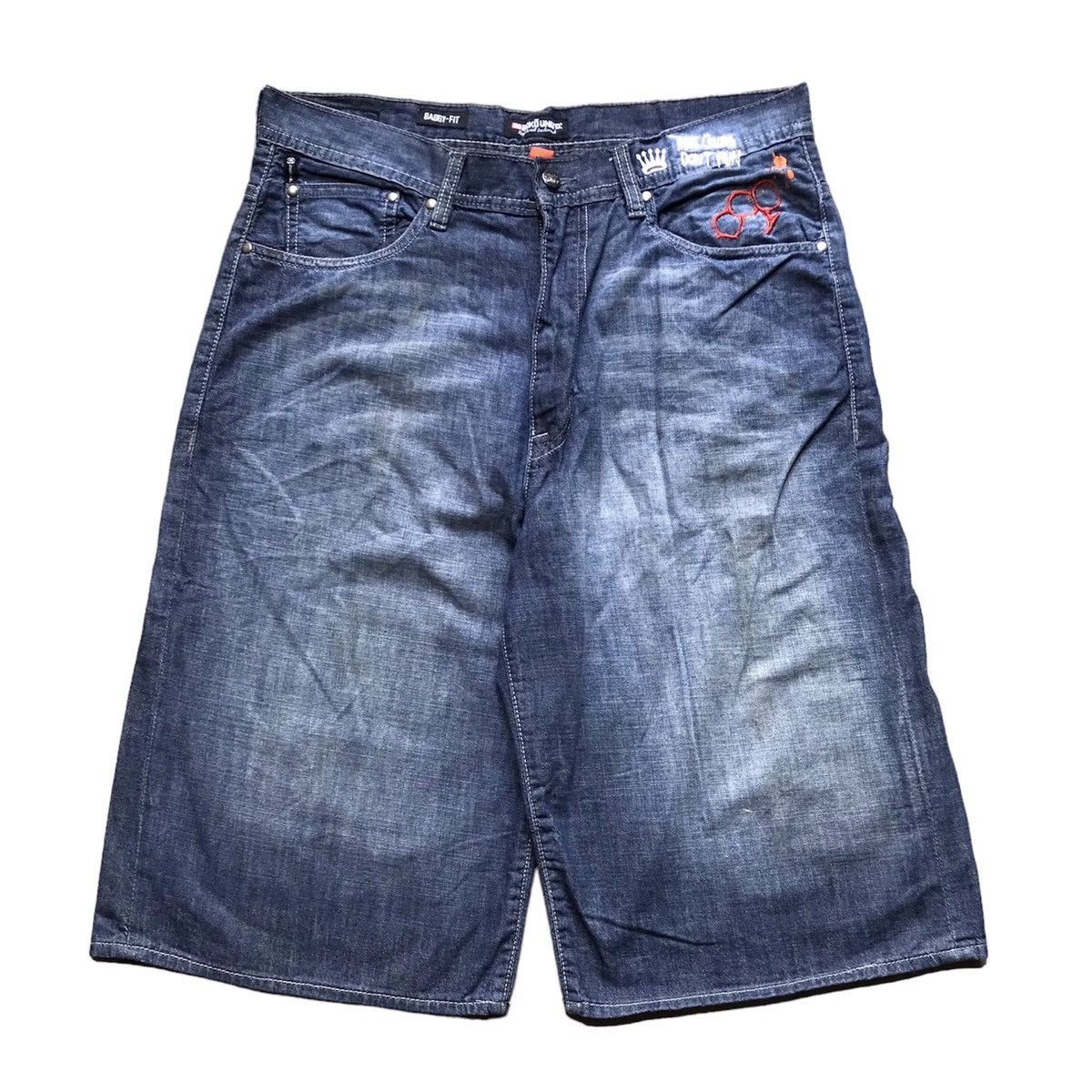 Ecko Unltd. × JNCO Y2K Ecko Embroidered Denim Pants Size US 34 / EU 50 - 13 Thumbnail