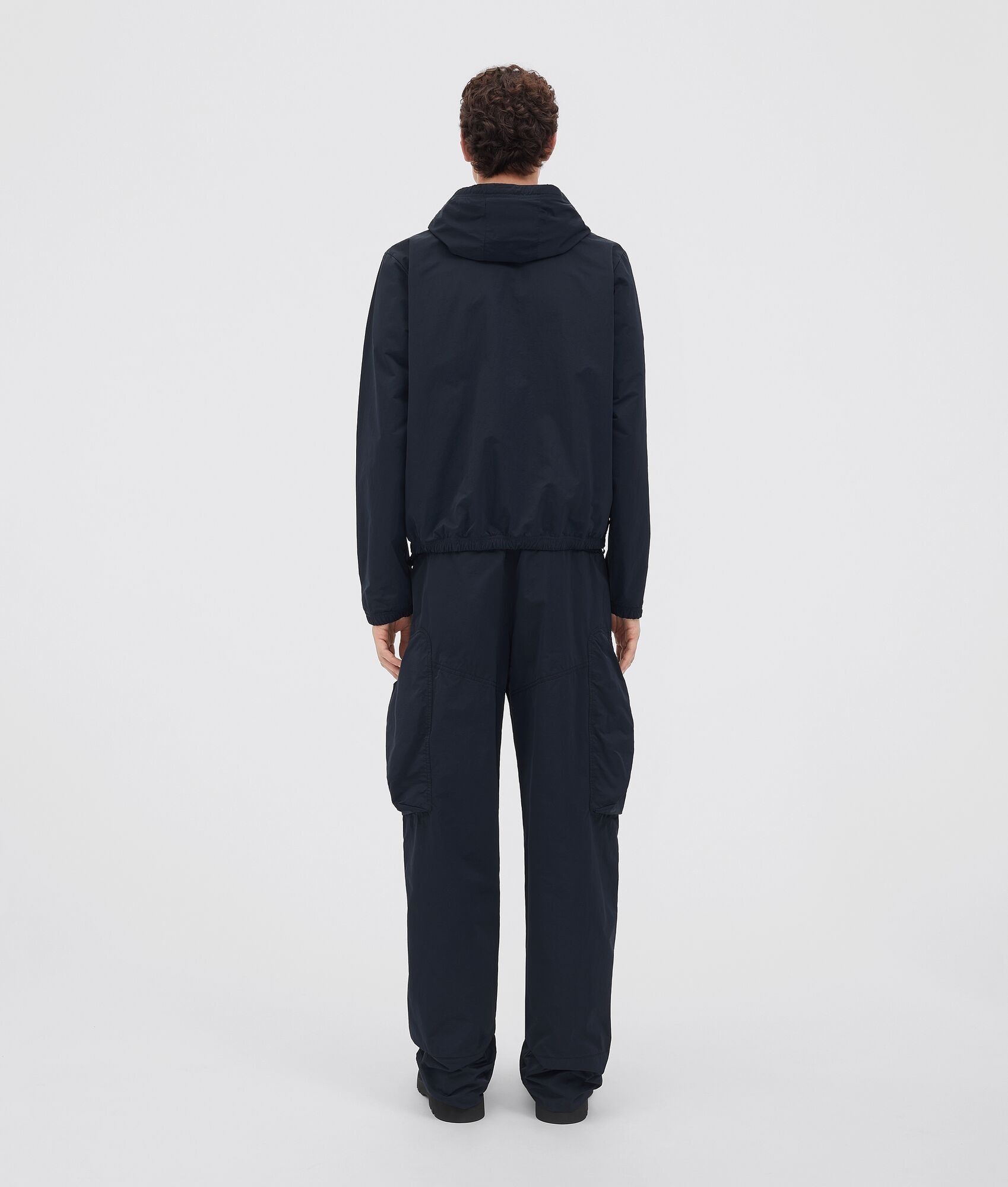 Bottega Veneta o1w1db10525 Technical Nylon Hooded Jacket in Dark Navy Size US S / EU 44-46 / 1 - 3 Thumbnail