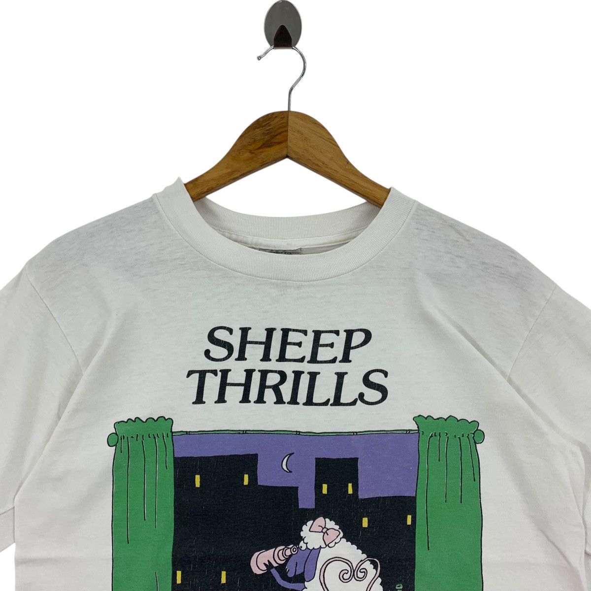 Vintage Vintage 90s SHEEP THRILLS art tee Size US L / EU 52-54 / 3 - 2 Thumbnail