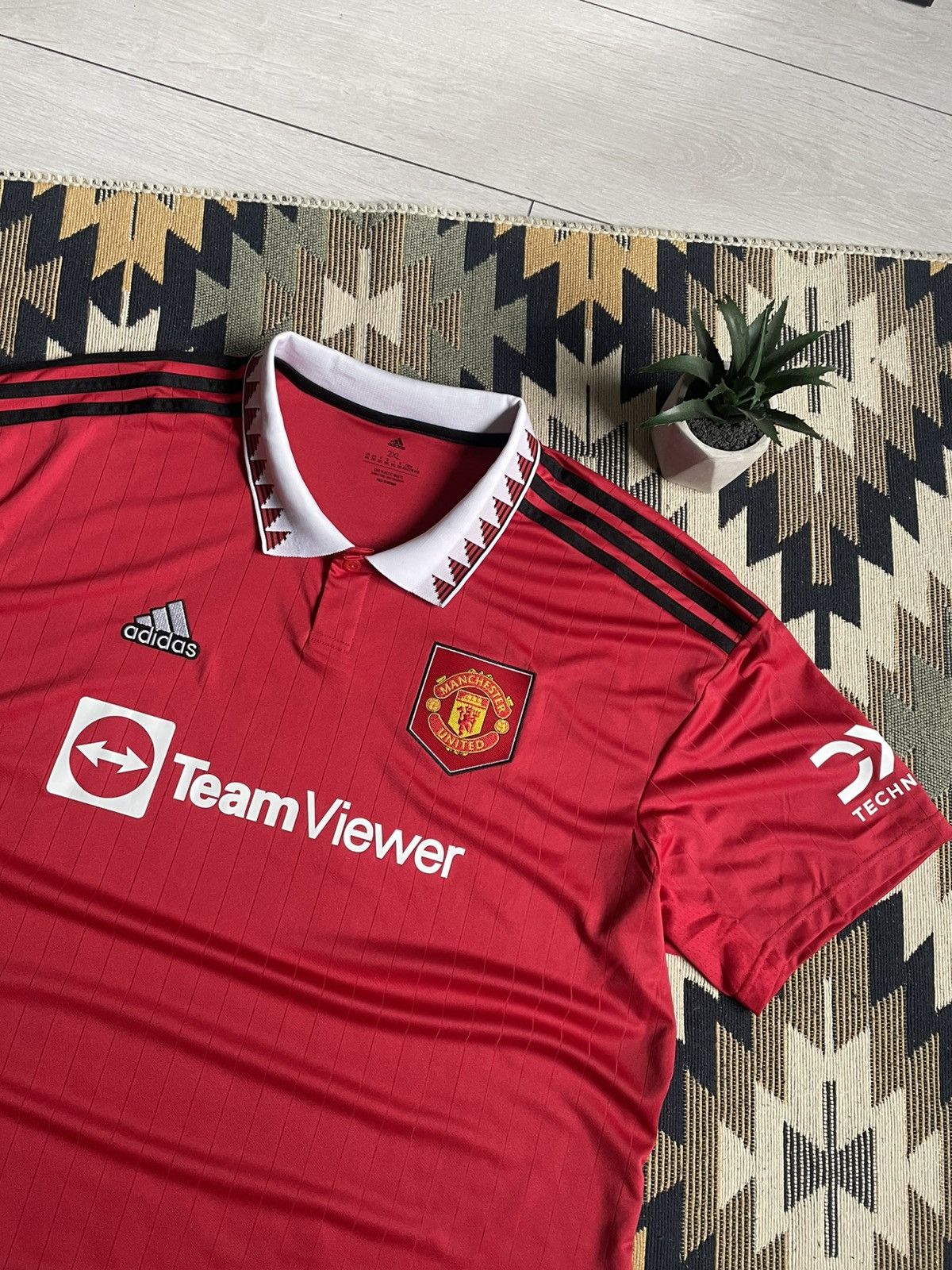 Other Adidas Manchester United 22/23 Home Soccer Blockcore Jersey Size US XXL / EU 58 / 5 - 5 Thumbnail