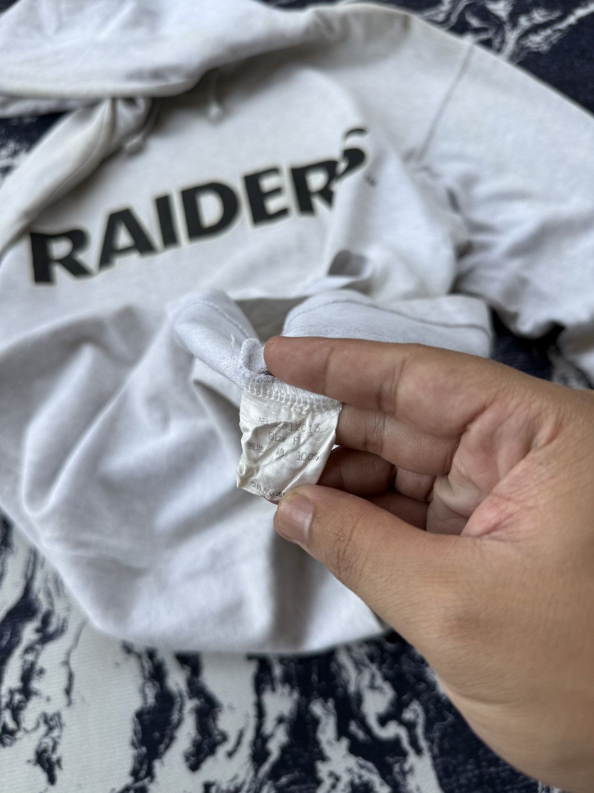NFL × Vintage Nfl team raiders hoodie Size US S / EU 44-46 / 1 - 9 Thumbnail