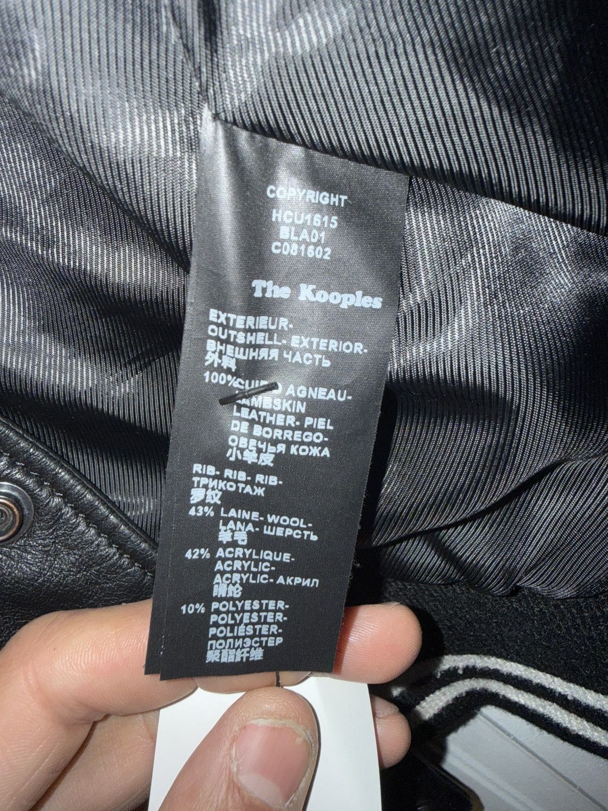 The Kooples Leather Bomber Jacket Size US L / EU 52-54 / 3 - 5 Thumbnail