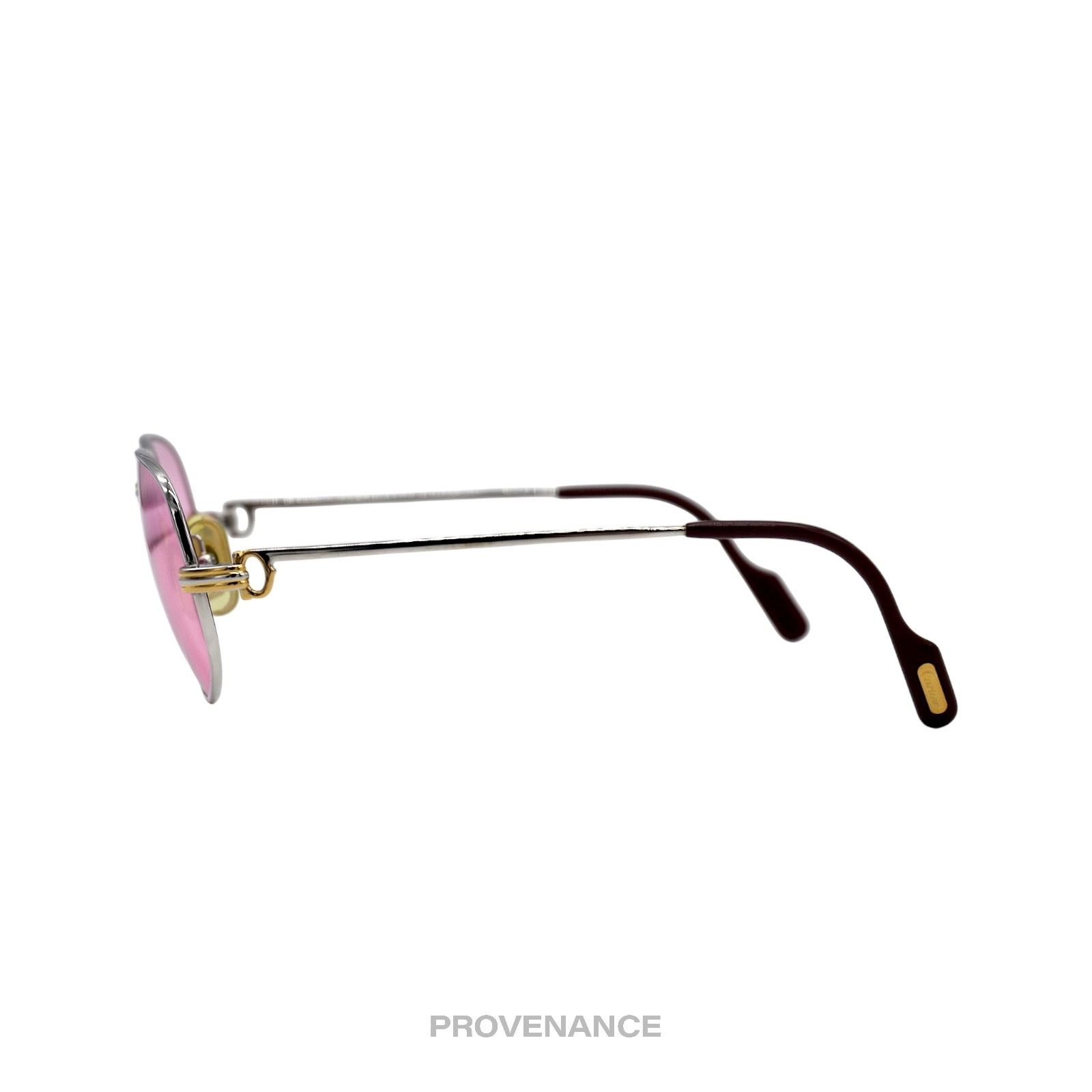 Cartier 🔴 Cartier Romance Louis (Drake) Sunglasses - Pink Size ONE SIZE - 4 Thumbnail