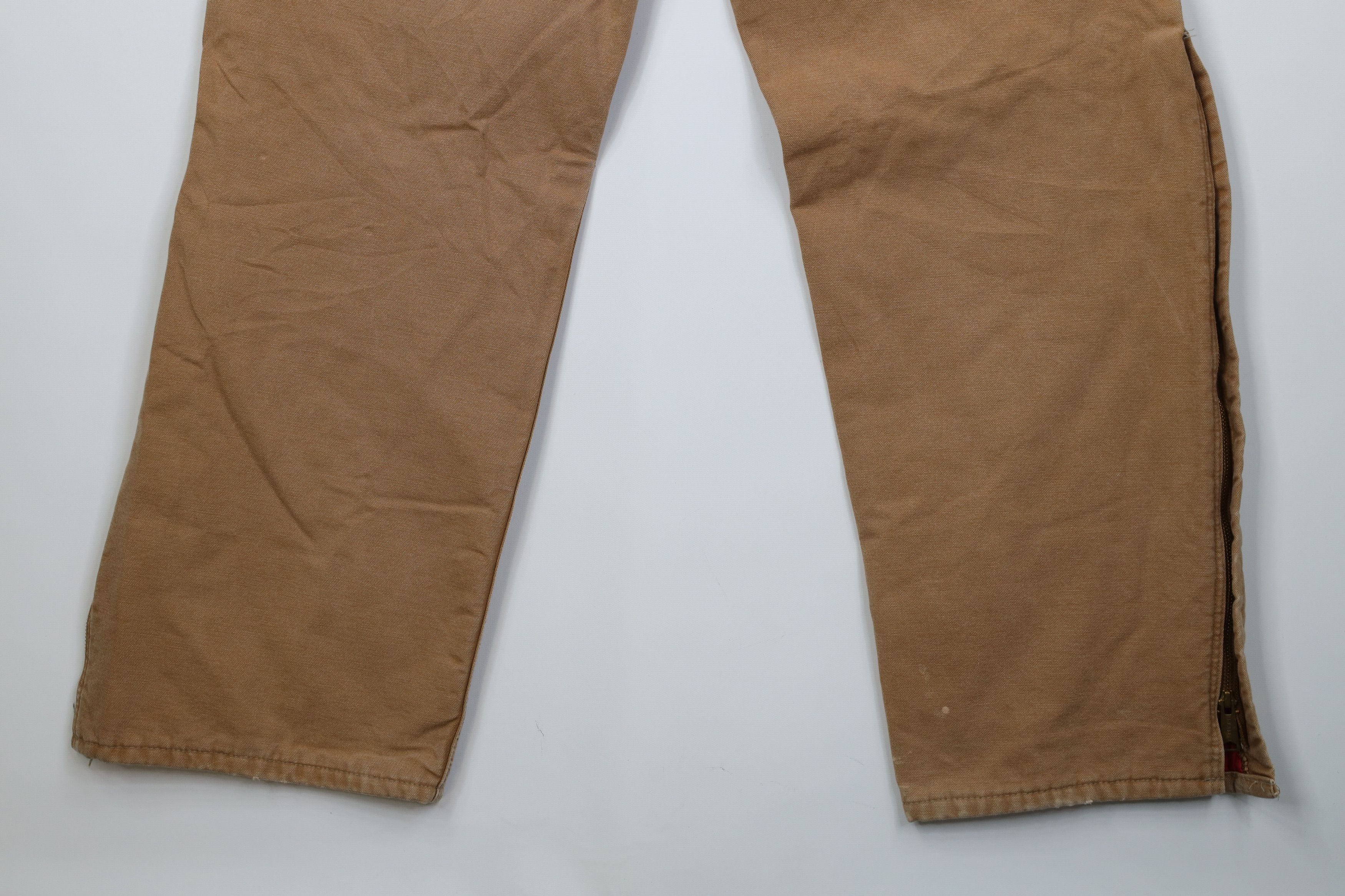 Carhartt Vintage 90s Carhartt Canvas Wide Leg Pants Duck Brown USA Size US 38 / EU 54 - 15 Thumbnail