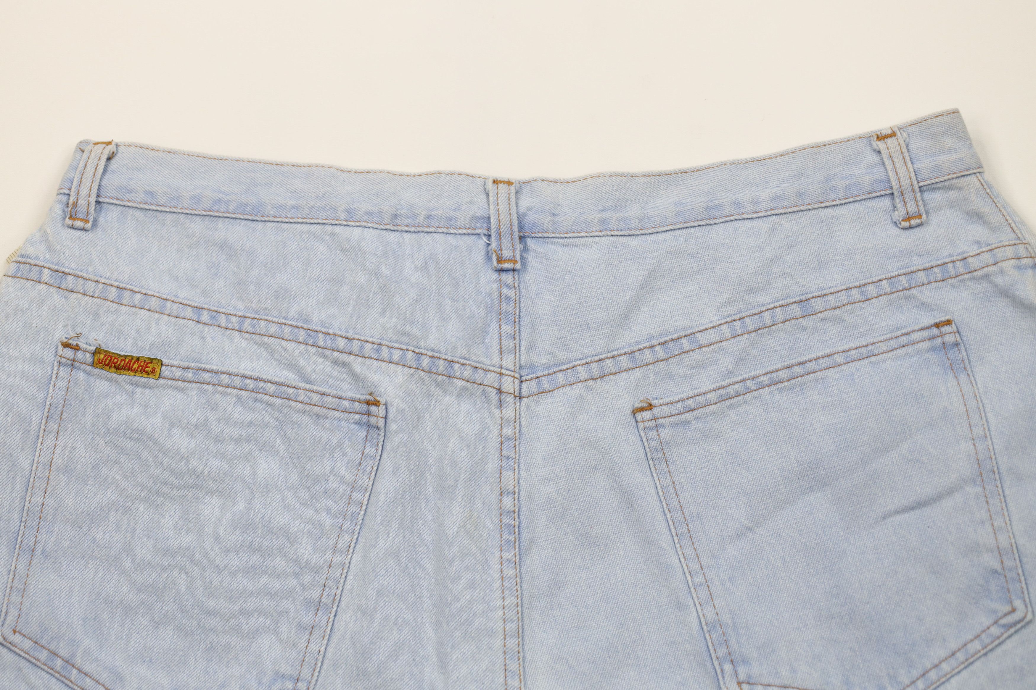 Vintage Deadstock Vintage 90s Streetwear Fit Denim Jean Shorts Jorts Size 42" / US 20 - 13 Thumbnail