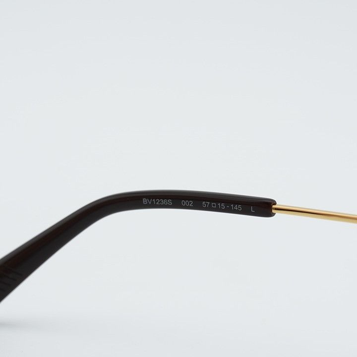 Bottega Veneta Bottega Veneta BV1236S 002 Sunglasses Gold Aviator Frame Size ONE SIZE - 7 Thumbnail