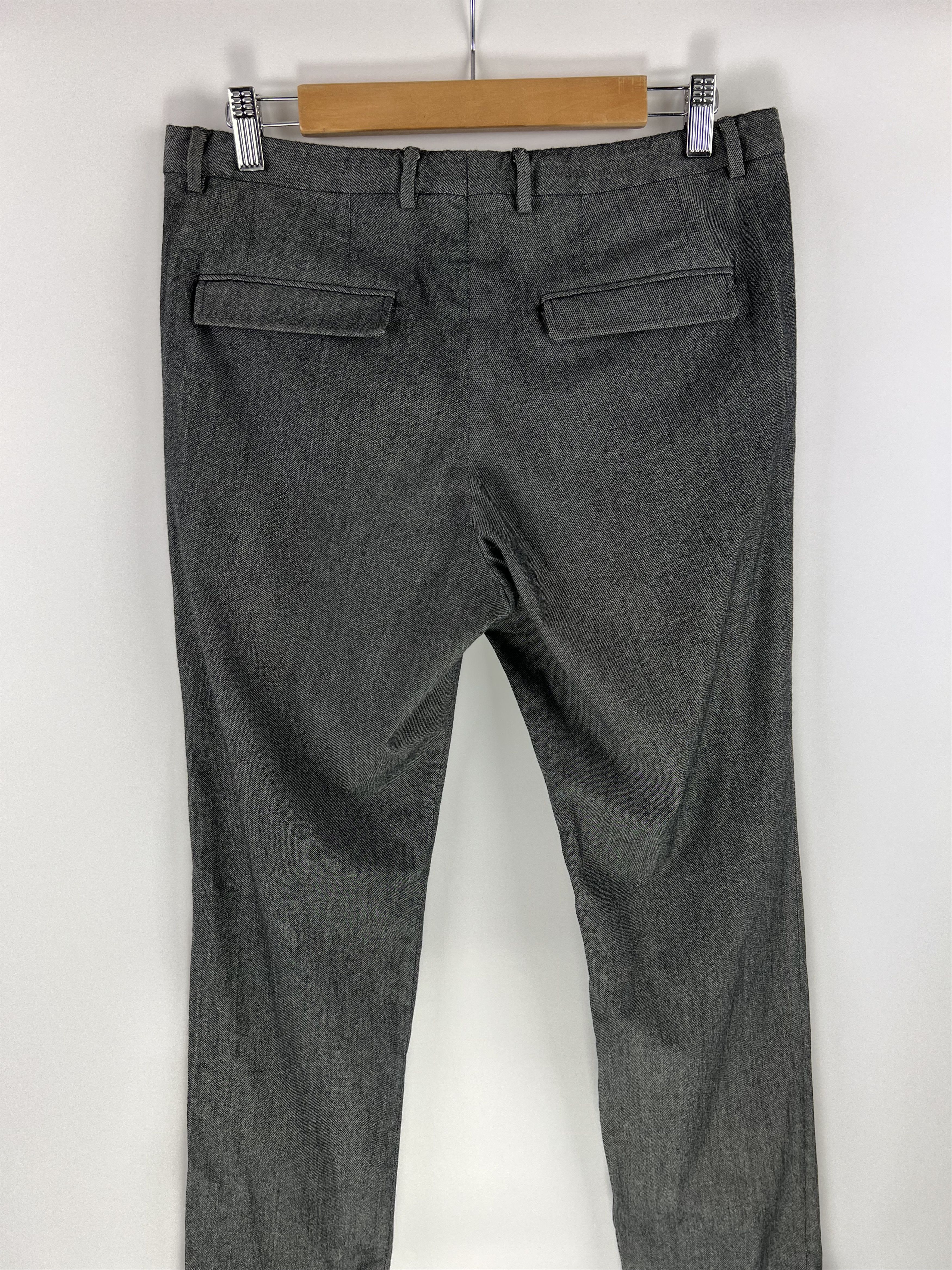 Gucci Gucci Tom Ford Era Vintage Men's Gray Wool Pants Size 48 Size US 32 / EU 48 - 3 Thumbnail