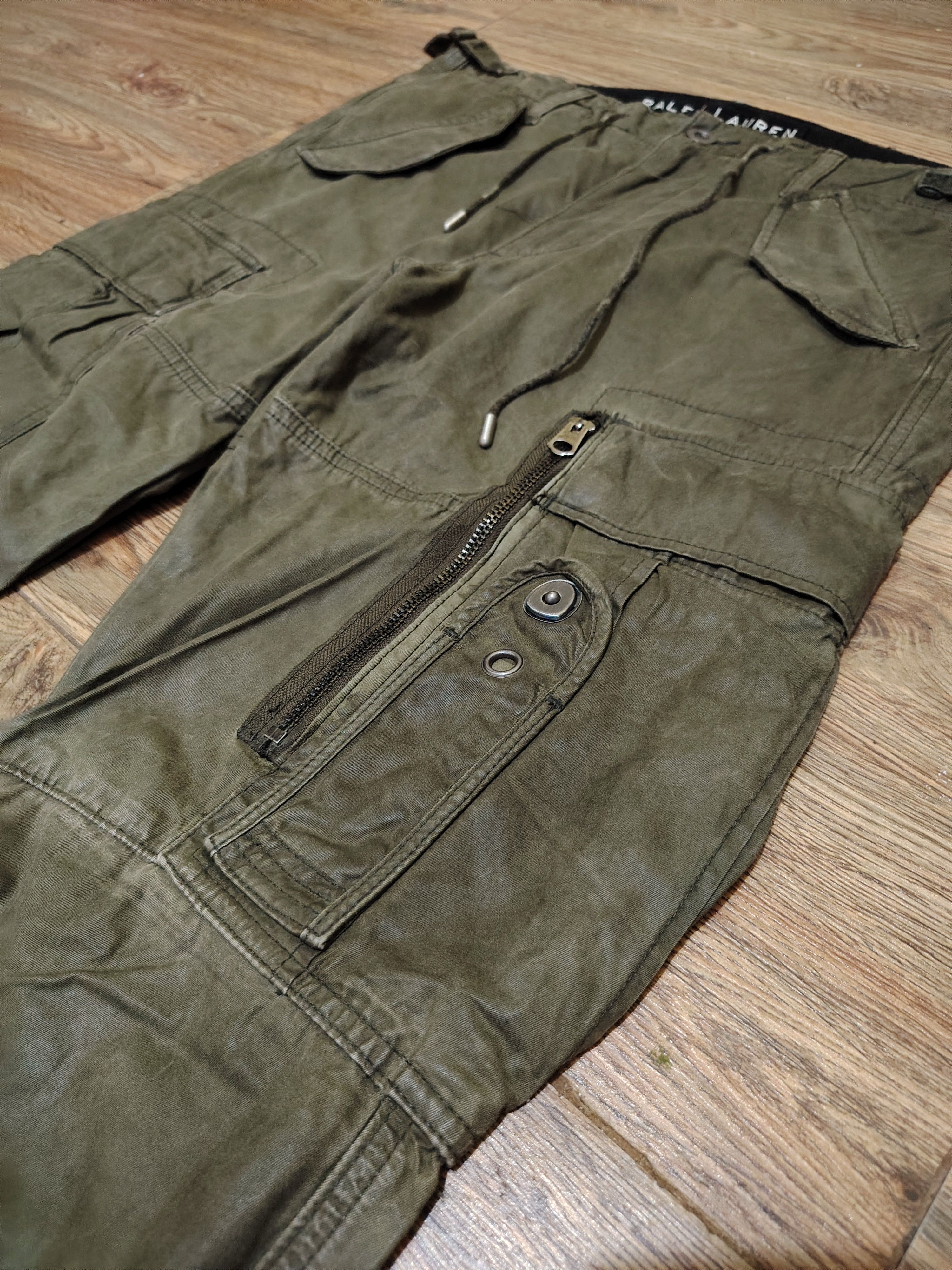 Ralph Lauren RALPHLAUREN-BlackLabel- 'The Courier' Waxed Biker Cargo Pant Size US 33 - 4 Thumbnail