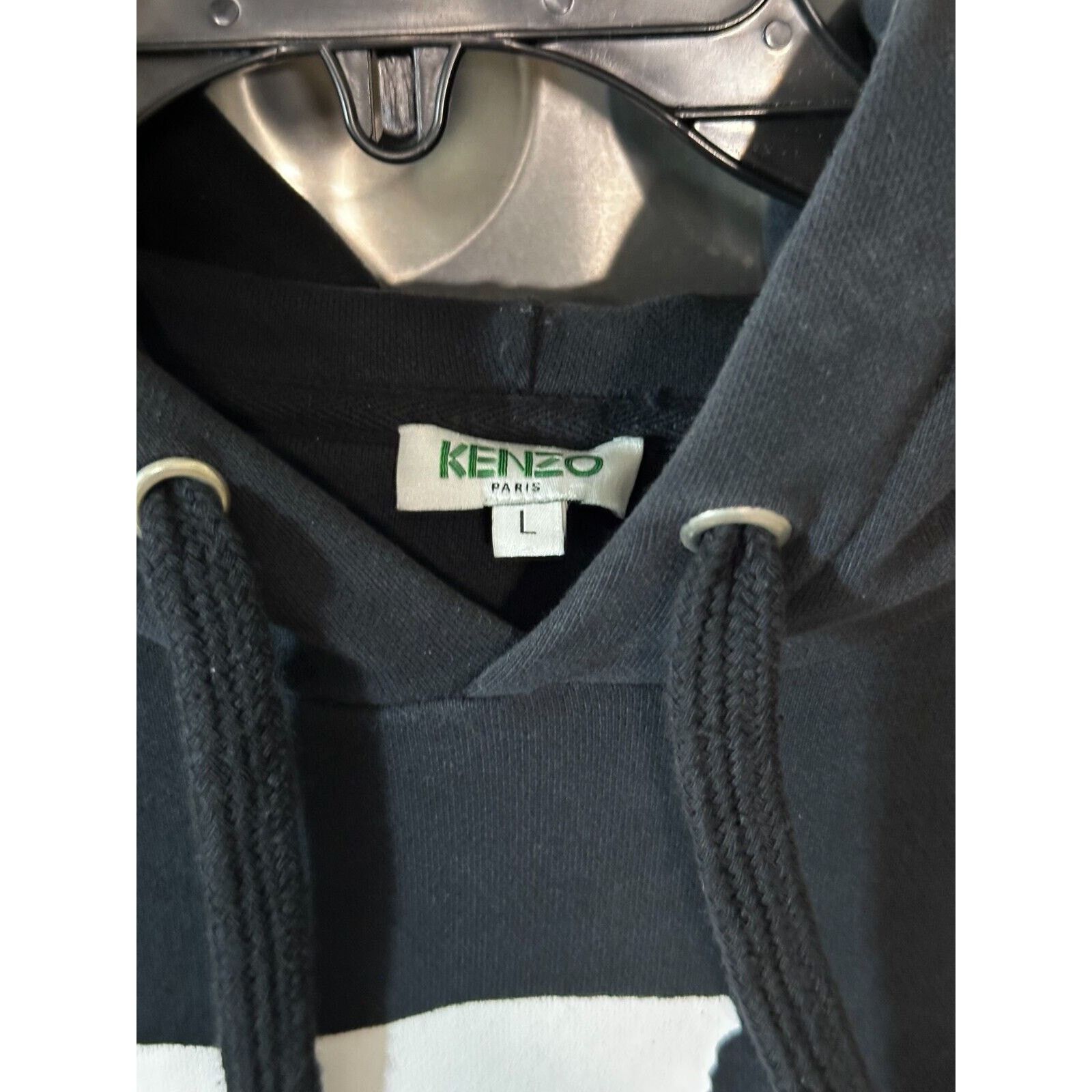 Kenzo Kenzo Script Hoodie | Black | Large | Authentic Size US L / EU 52-54 / 3 - 2 Thumbnail