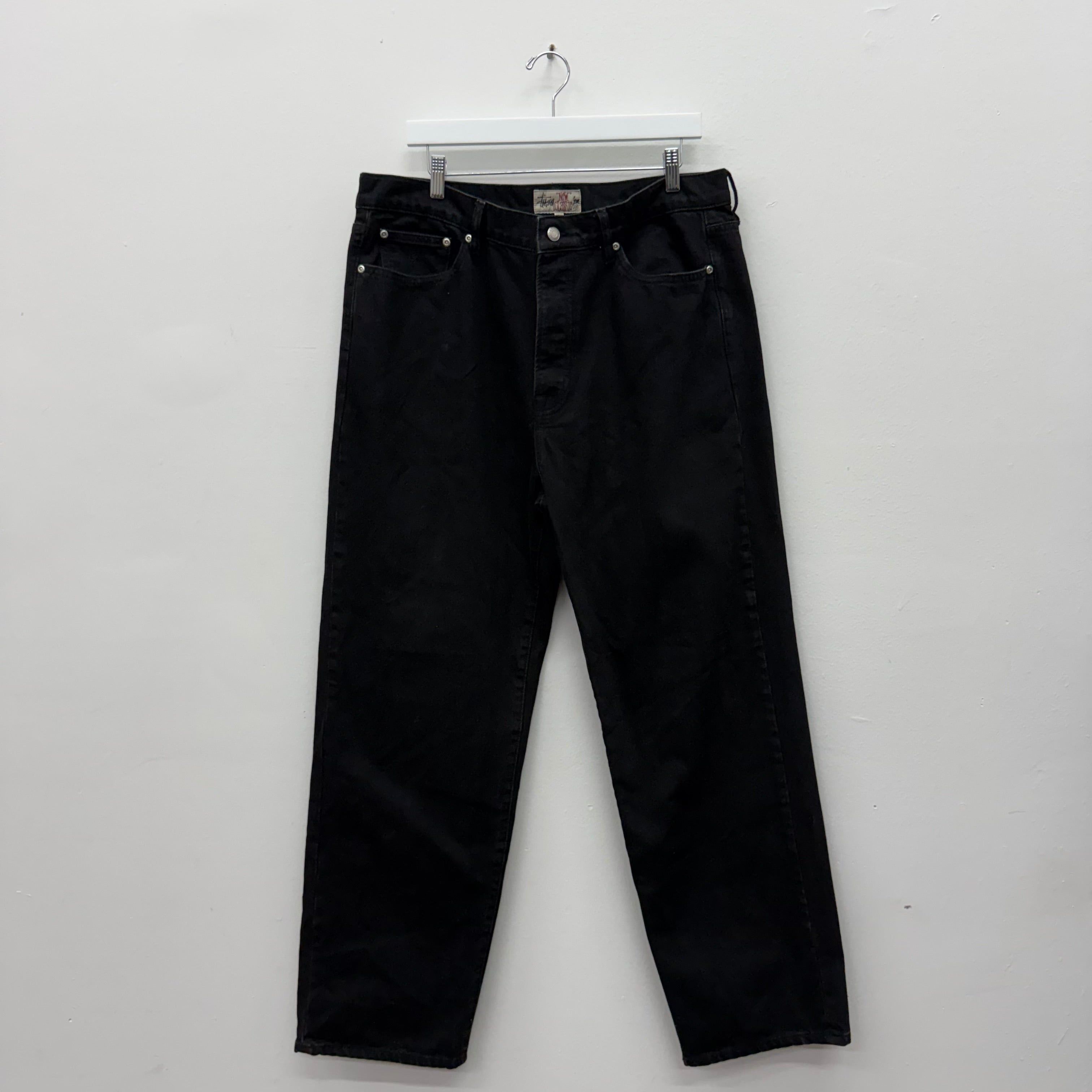 Stussy Stussy New Classic VTG Denim Jeans in Leopard | Grailed
