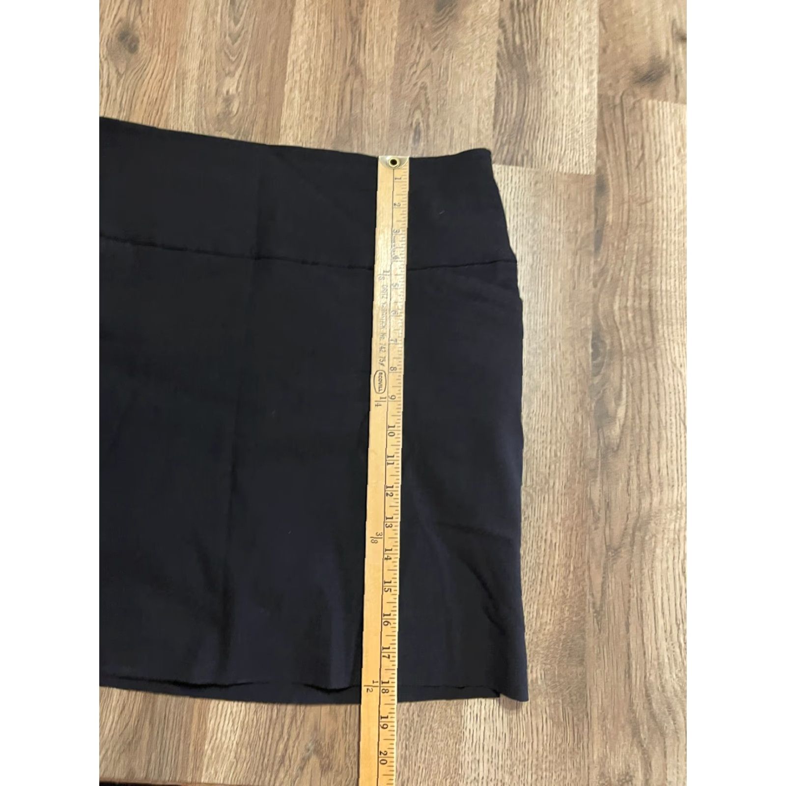 Vintage S.C & CO. Skirt Women's XL Black Built in Short Pull On Mini Casual Modern Short Womens XL Black Skirt 90s? Size 40" / US 18 - 6 Thumbnail