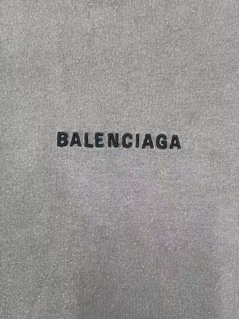 Balenciaga Balenciaga Letter logo embroidered round neck short-sleeve Size US XL / EU 56 / 4 - 3 Thumbnail