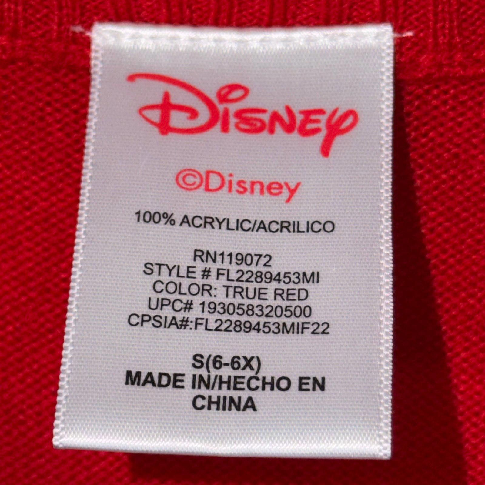 Disney Disney Minnie Mouse Christmas Sweater Dress Girls 6/6X Size S / US 4 / IT 40 - 6 Thumbnail