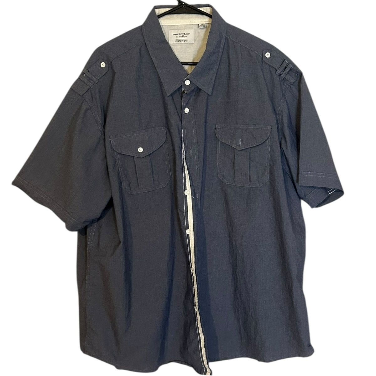 Paper Denim & Cloth Paper Denim & Cloth Men's Casual Button Down Shirt 3X Size US XXL / EU 58 / 5 - 1 Thumbnail