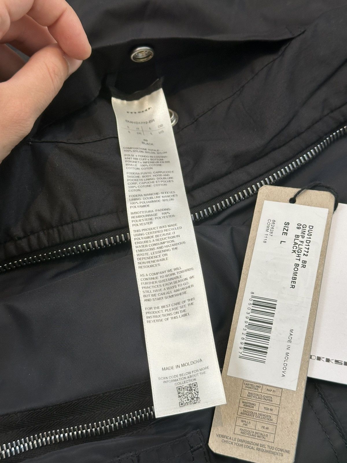 Rick Owens Drkshdw Rick Owens Drkshdw gimp Jacket Size US L / EU 52-54 / 3 - 8 Thumbnail