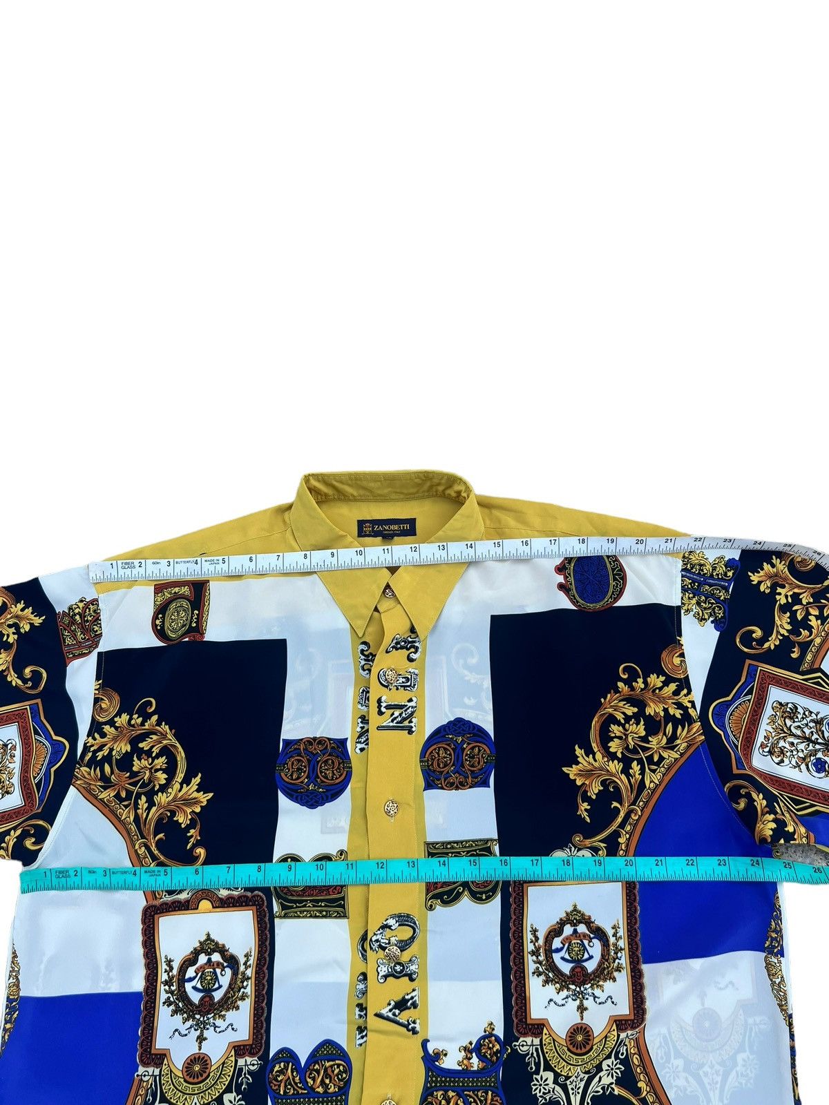 Vintage Vintage ZANOBETTI Made in Japan Baroque Shirt Size US L / EU 52-54 / 3 - 3 Thumbnail