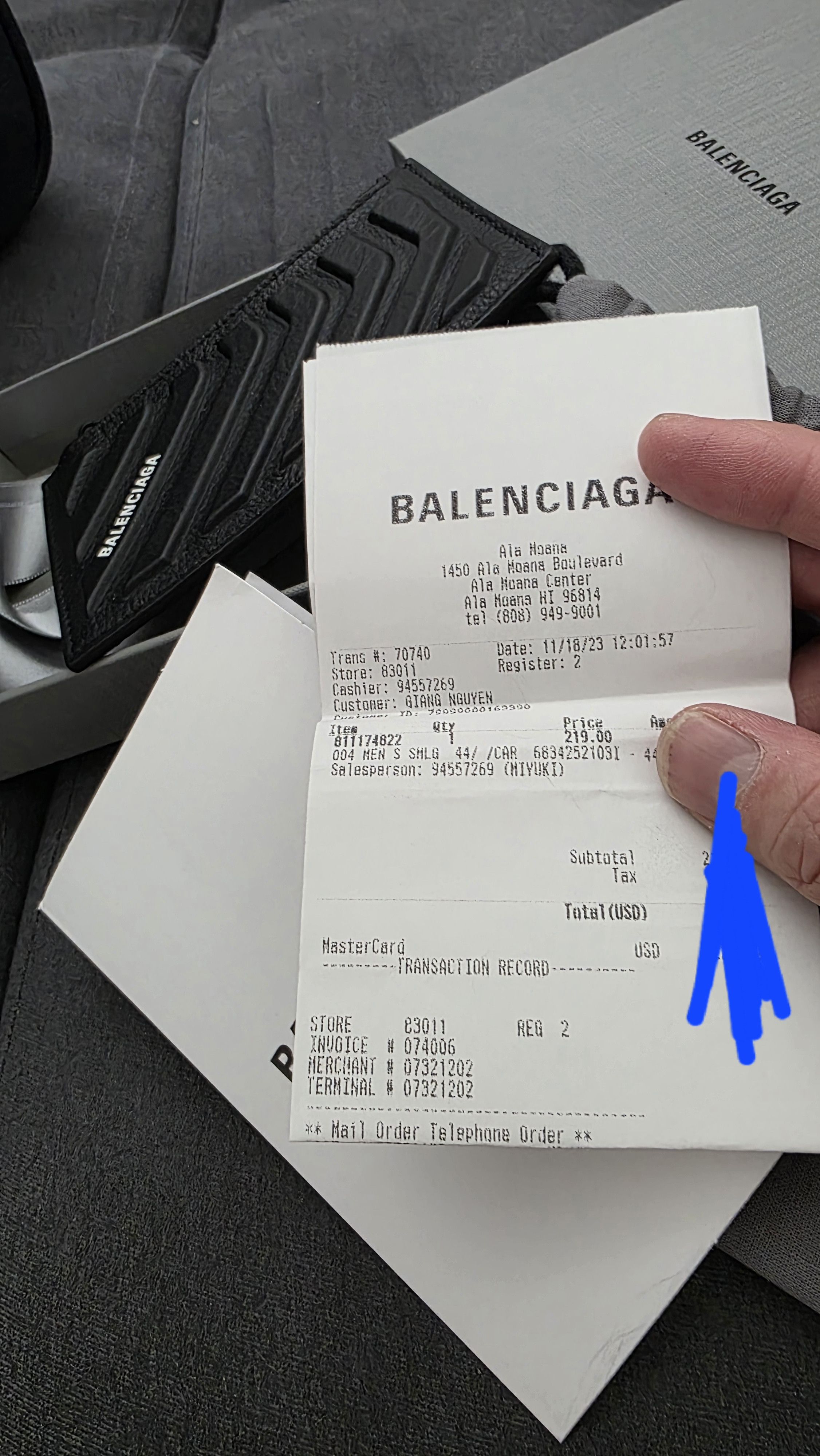 Balenciaga Balenciaga card holder Size ONE SIZE - 3 Thumbnail