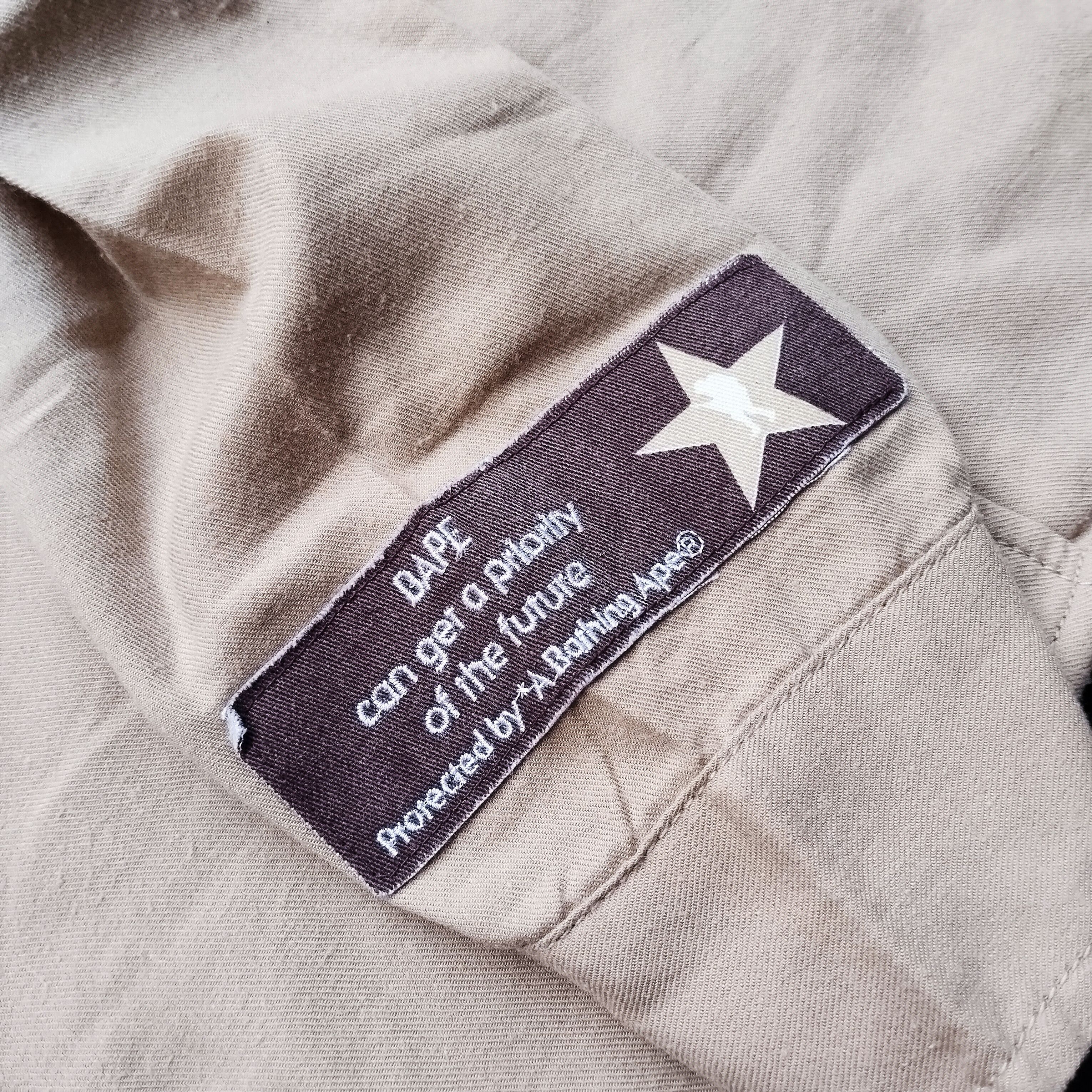Bape 2000's Exclusive Bape Patch Militery Button Up Size US S / EU 44-46 / 1 - 7 Thumbnail