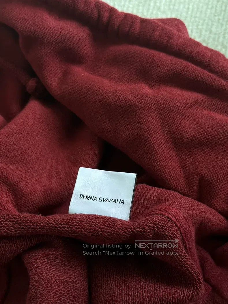 Vetements Vetements Burgundy Zip-Up Sweatshirt Size US M / EU 48-50 / 2 - 3 Thumbnail