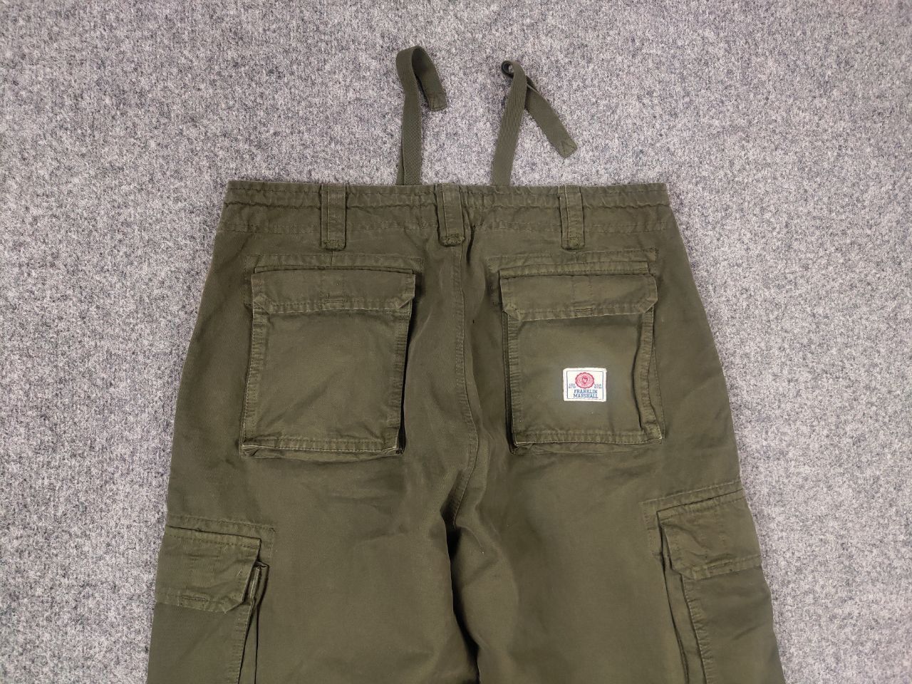 Franklin & Marshall Franklin Marshall American Military Army Baggy Cargo Pants Size US 34 / EU 50 - 11 Thumbnail