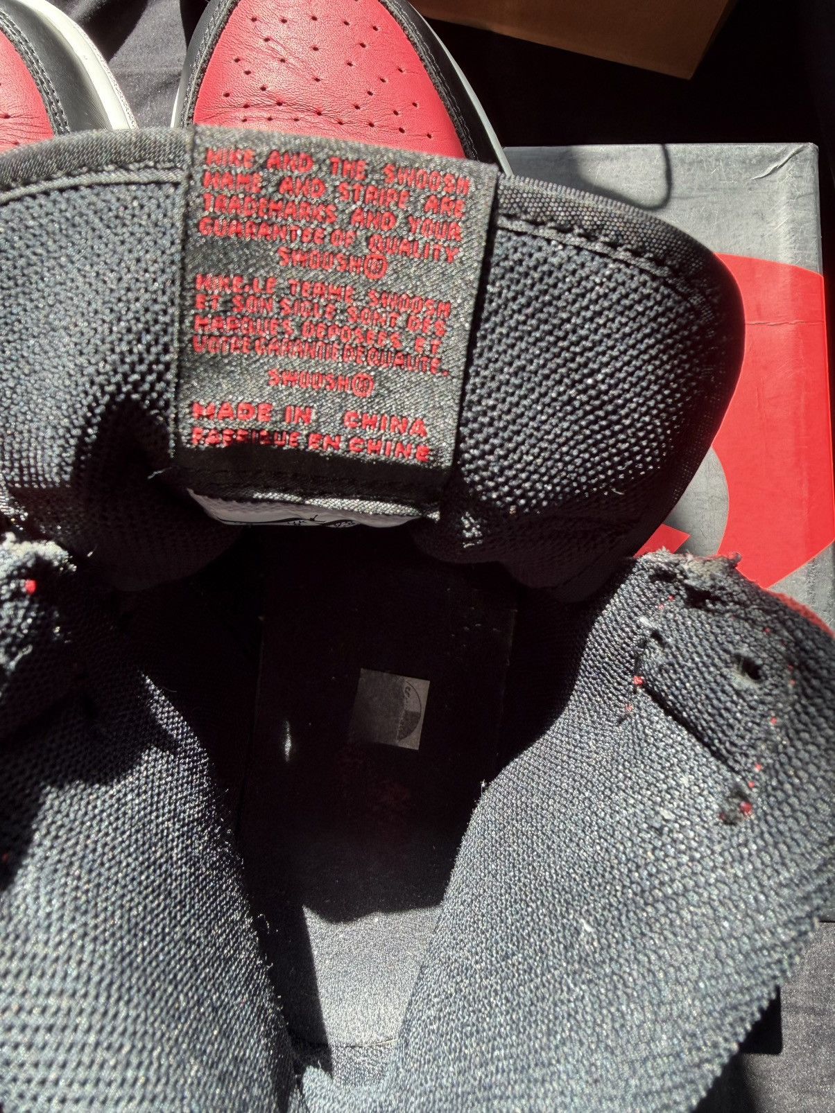 Jordan Brand Jordan 1 retro Bred Size US 9 / EU 42 - 8 Thumbnail
